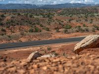 High Position Road: Nature's Landscape Below