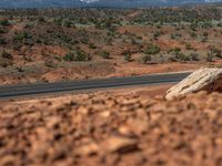 High Position Road: Nature's Landscape Below