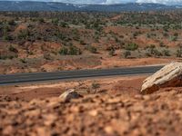 High Position Road: Nature's Landscape Below