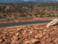 High Position Road: Nature's Landscape Below