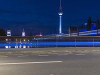 High-Rise Building in Berlin: A Spectacular View of the City Lights