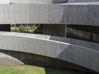 High Rise Building with Grass Landscape