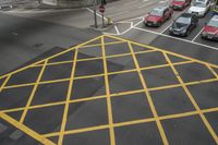 High Rise Buildings Cityscape: Asphalt Road in Hong Kong