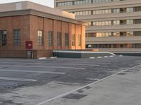 High Rise Buildings at Dawn in Grey Concrete