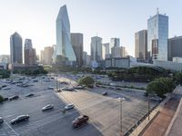 High-rise Skyscrapers in the Dallas Cityscape