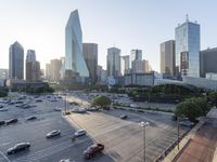 High-rise Skyscrapers in the Dallas Cityscape