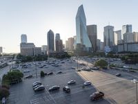 High-rise Skyscrapers in the Dallas Cityscape