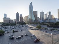 High-rise Skyscrapers in the Dallas Cityscape