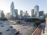 High-rise Skyscrapers in the Dallas Cityscape