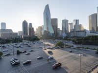 High-rise Skyscrapers in the Dallas Cityscape