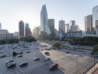 High-rise Skyscrapers in the Dallas Cityscape