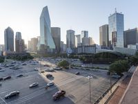 High-rise Skyscrapers in the Dallas Cityscape