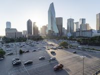 High-rise Skyscrapers in the Dallas Cityscape