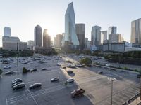 High-rise Skyscrapers in the Dallas Cityscape