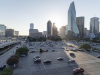 High-rise Skyscrapers in the Dallas Cityscape