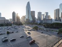 High-rise Skyscrapers in the Dallas Cityscape