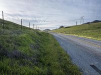 Highland Hills: Asphalt Road and Green Fields