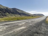 Highland Landscape in Iceland: Mountains and Clouds