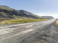 Highland Landscape in Iceland: Mountains and Clouds