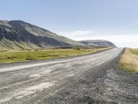 Highland Landscape in Iceland: Mountains and Clouds