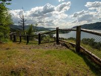 Highland Landscape: Lake and Rolling Hills