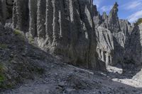 Highland Mountain Terrain: Clear Sky and Rugged Slopes