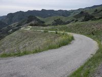 Highland Road - California Cloudy Mountain Landscape 001