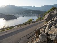 Highway Along the Coastal Spain: Clear Sky and Sun Shine