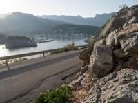 Highway Along the Coastal Spain: Clear Sky and Sun Shine