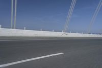 Highway Bridge Over Azure Sky