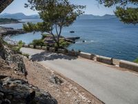 Highway Along the Coastal Landscape of Mallorca, Spain