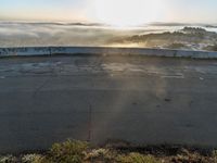 Highway Curve in San Francisco: Clear Sky Ahead