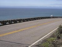 Highway Elevated Above the Coastal Line in Big Sur