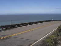 Highway Elevated Above the Coastal Line in Big Sur