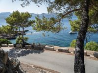 Highway in Mallorca: Elevated and Overlooking the Water