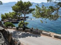 Highway in Mallorca: Elevated and Overlooking the Water