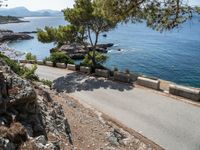 Highway in Mallorca: Elevated and Overlooking the Water