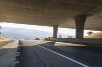 Highway with Motion Blur under a Clear Sky