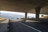 Highway with Motion Blur under a Clear Sky