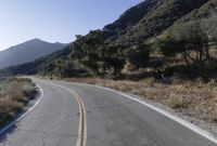 Highway Through Mountain Pass: Asphalt Road