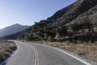 Highway Through Mountain Pass: Asphalt Road