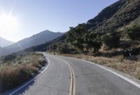 Highway Through Mountain Pass: Asphalt Road