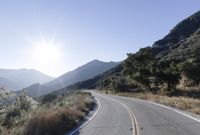 Highway Through Mountain Pass: Asphalt Road