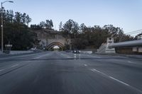 Highway Tunnel Bridge Straight Road 001