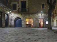 Historic Architecture in Barcelona: City Home with Brick Facade