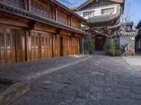 Historic Architecture in the Streets of Yunnan, China