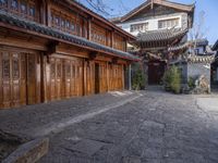 Historic Architecture in the Streets of Yunnan, China