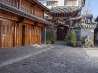 Historic Architecture in the Streets of Yunnan, China