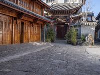 Historic Architecture in the Streets of Yunnan, China