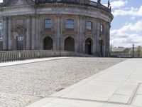 Historic Berlin: Road with Facades and Windows